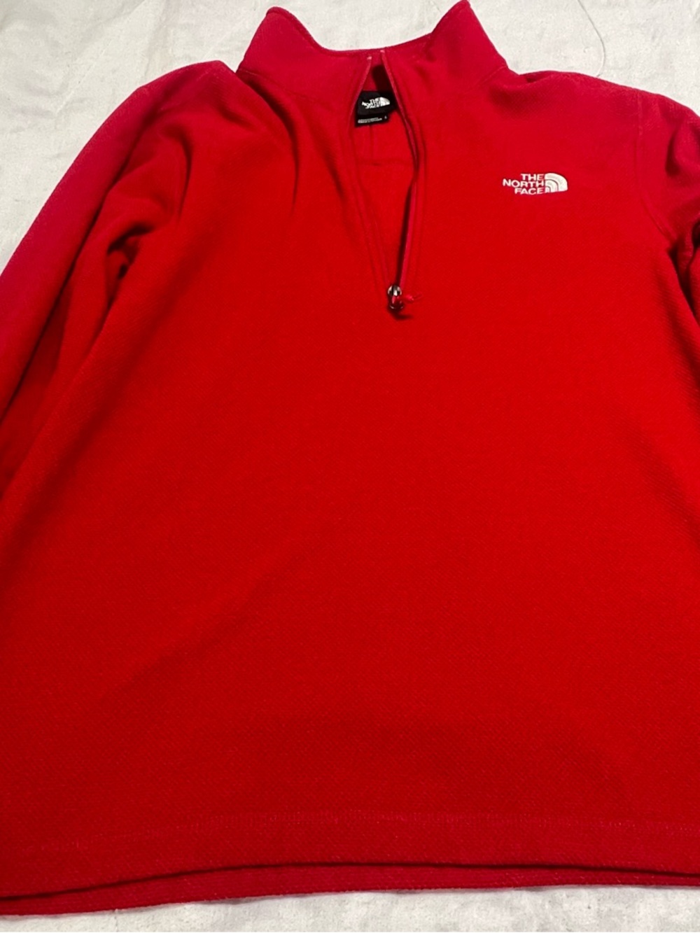 The North Face Red Quarter-Zip Fleece Pullover
